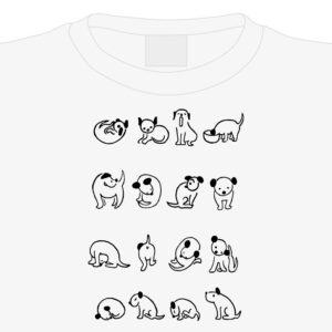 Dámské tričko Psí kusy