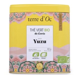 Korejský zelený čaj s YUZU v plechovce