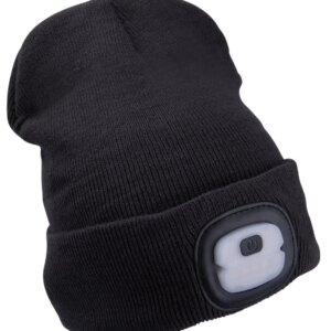 Čepice se světýlkem