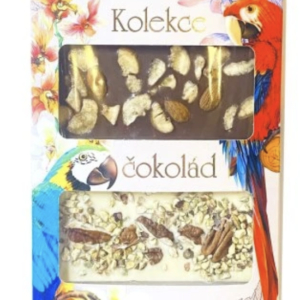 Dárková kolekce čokolád s posypem - mléčná