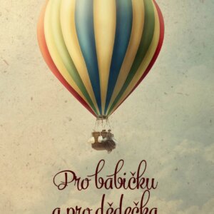 Dárkové přáníčko pro babičku a pro dědečka