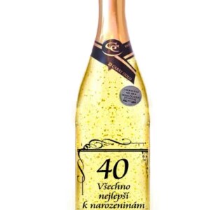 Narozeninové Frizzante se zlatem - 40 let