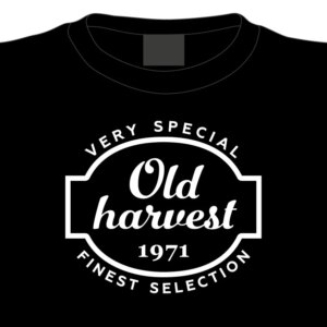 Narozeninové tričko Old Harvest 1971