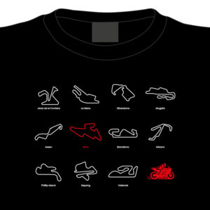 Tričko - okruhy MotoGP