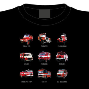 Tričko pro hasiče: Auta