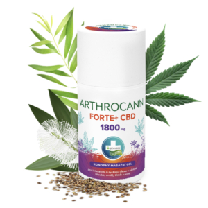Konopný masážní gel Arthrocann FORTE