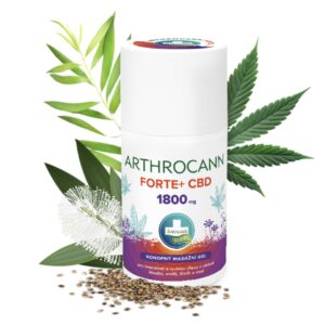 Konopný masážní gel Arthrocann FORTE
