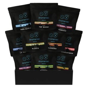 Velká degustační kolekce káv z celého světa