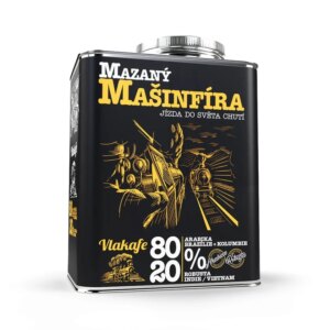 Dárková mletá káva pro milovníky vlaků
