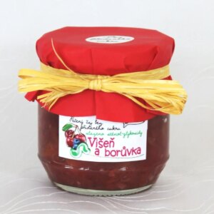 Pečený čaj BEZ CUKRU - višeň a borůvka